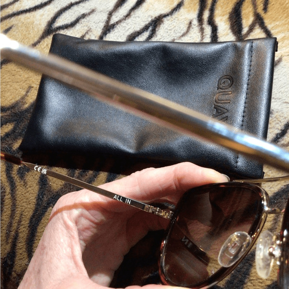 NEW! Rare Quay All in mini tortoise aviators